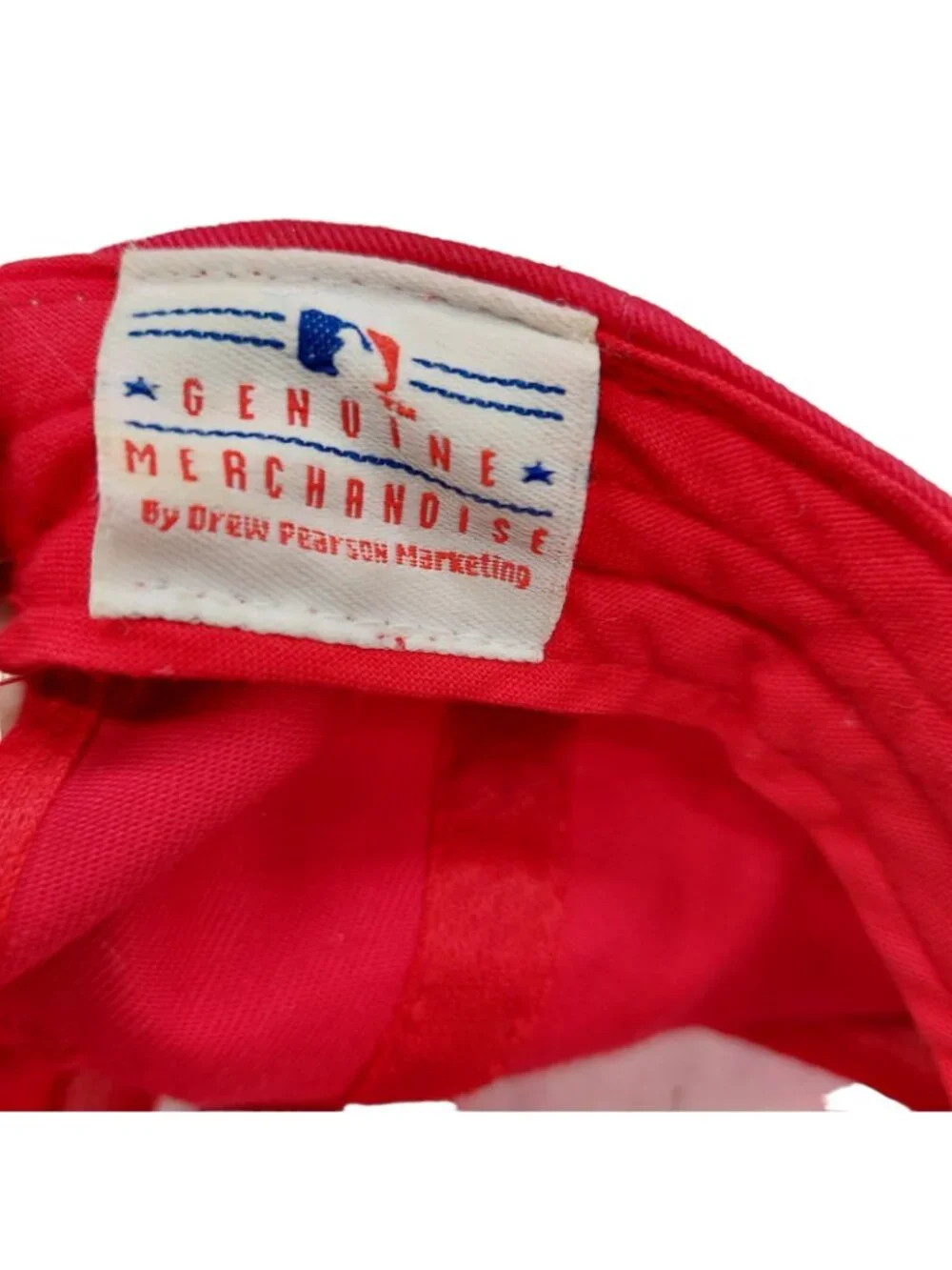 Cincinnati Reds Team Autographed Baseball Hat Youth Small Strapback Red Black